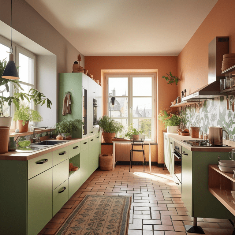 Terracotta Et Vert Sauge