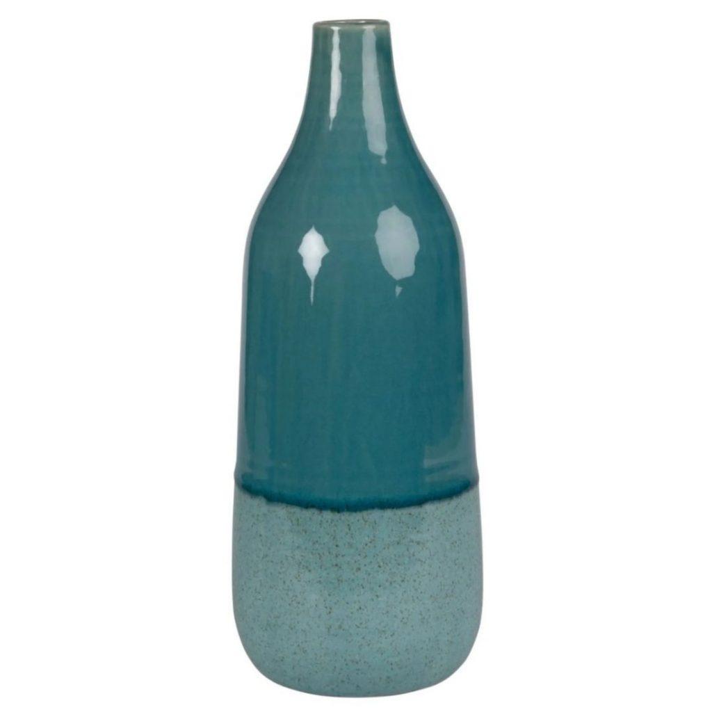 vase bleu canard 1