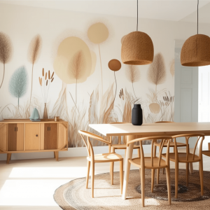 Papier peint salon salle à manger : 7 idées tendances