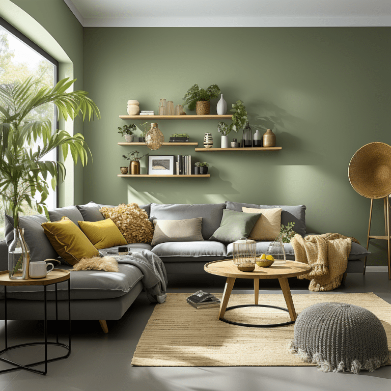 Décorer un salon vert et gris : nos conseils et idées déco
