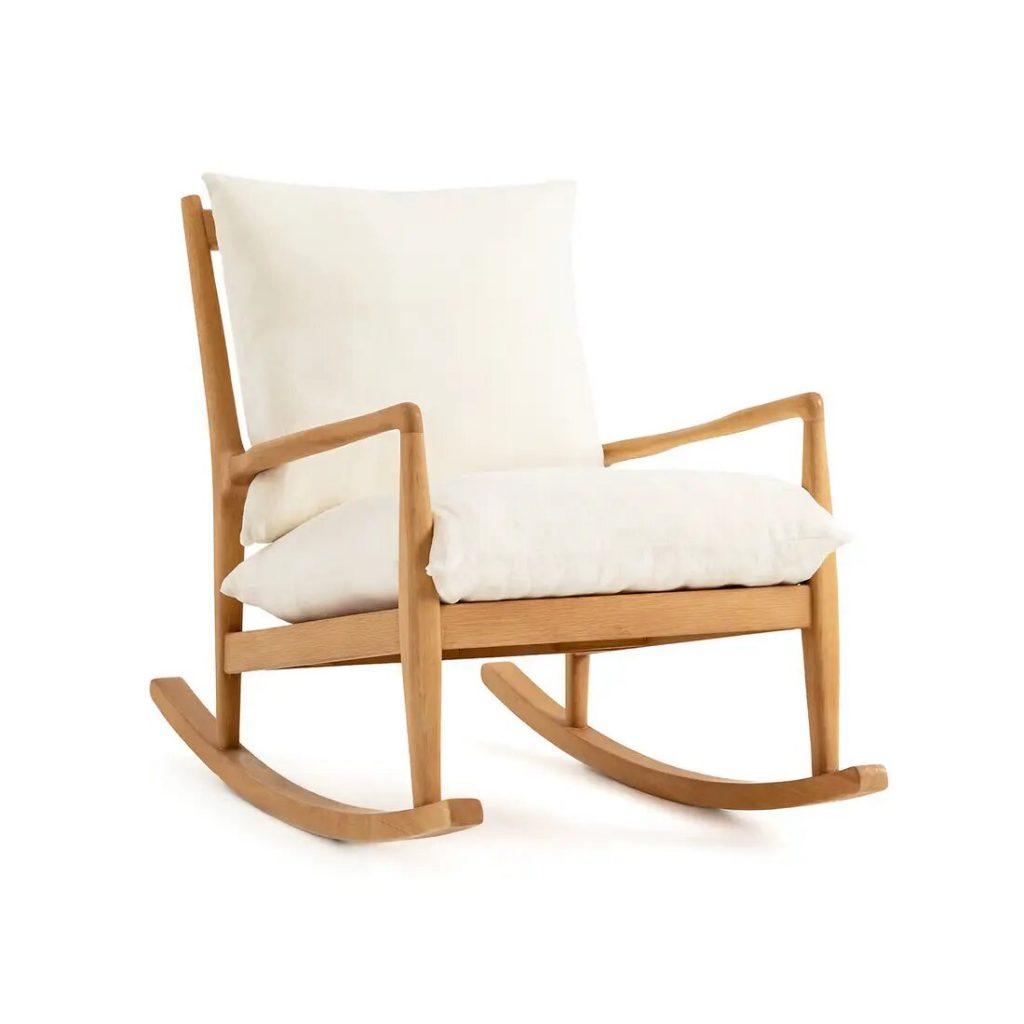 Rocking chair style scandinave