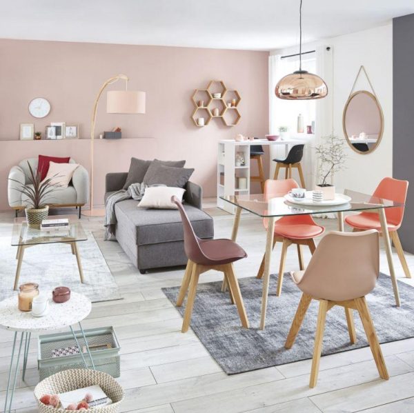 Le rose poudré pour la décoration de votre intérieur