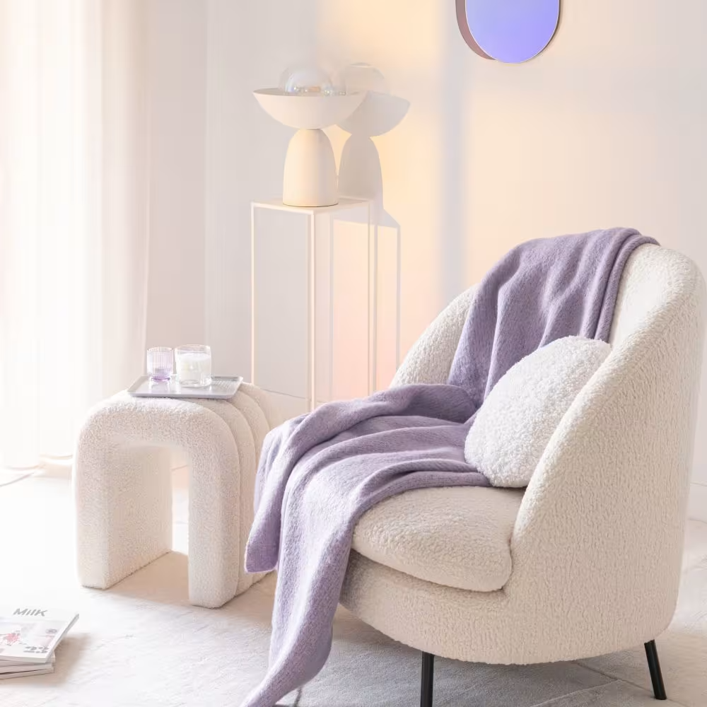 Fauteuil bouclettes Maisons du Monde Prana