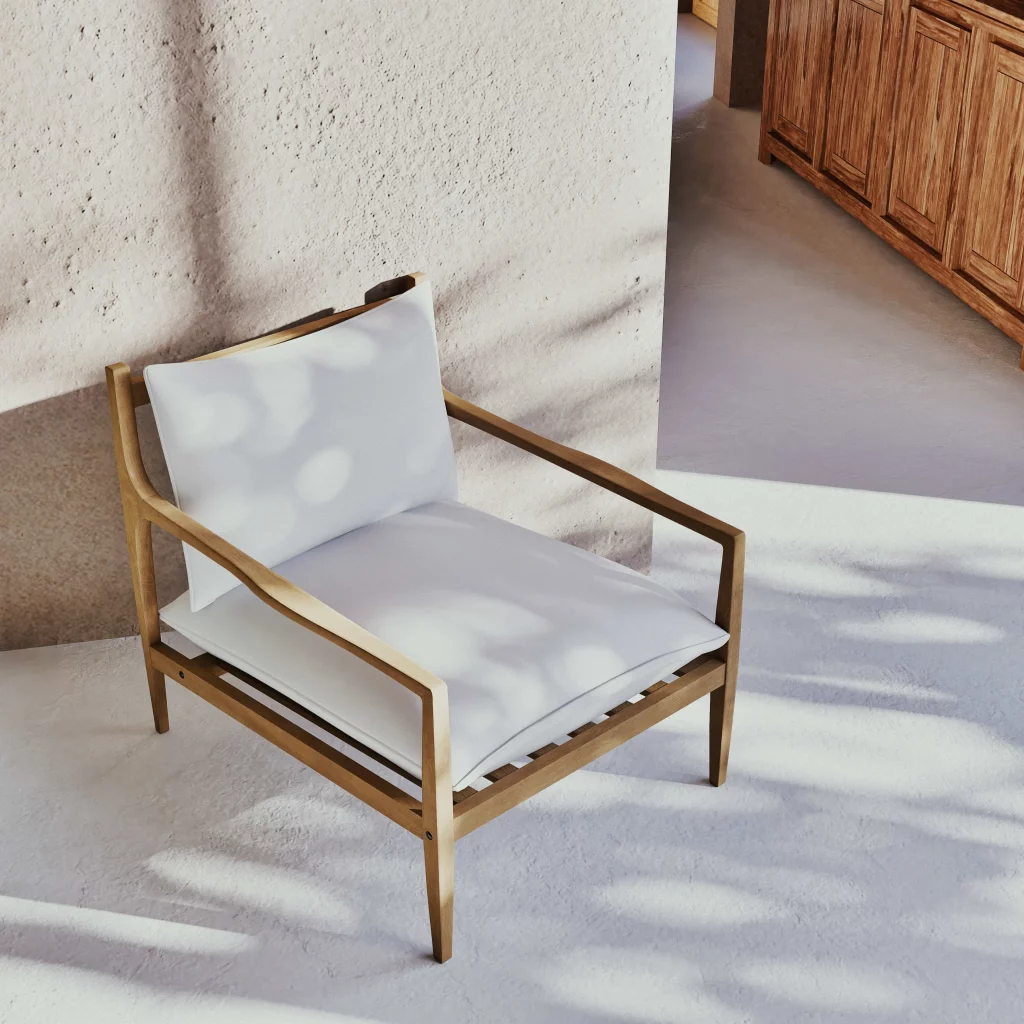 Fauteuil en acacia Maison du Monde Indiana