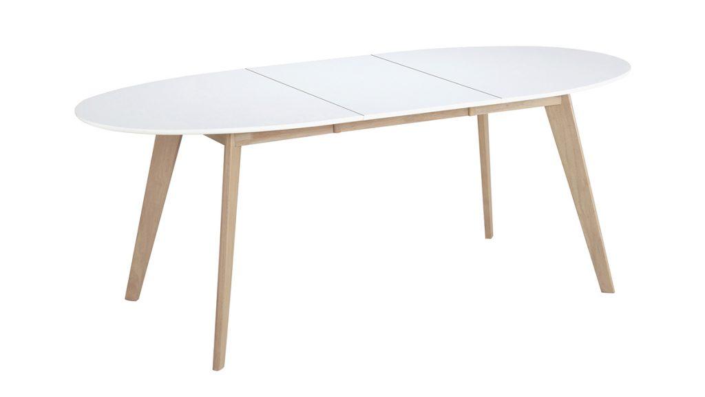 table ronde scandinave extensible
