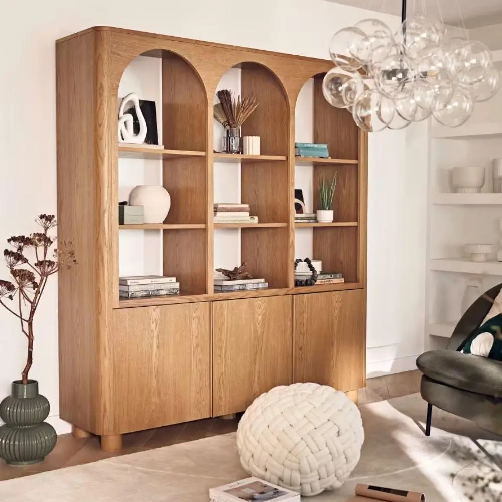 Bibliotheque en bois Maisons du Mond Alegro