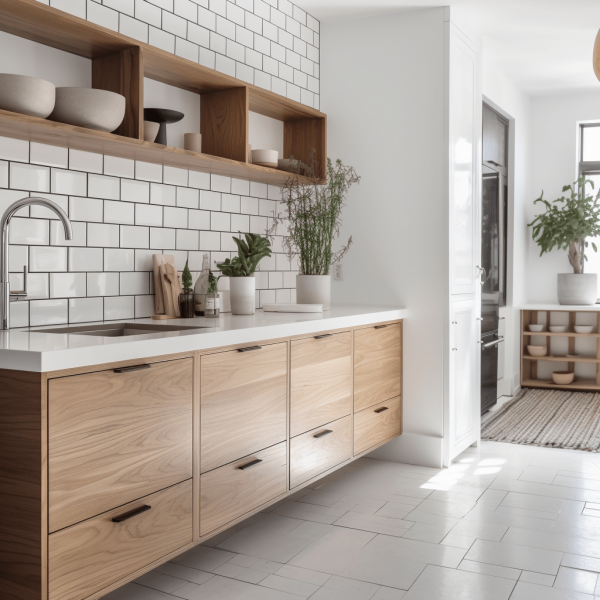 Cuisine blanche et bois nos 22 idées déco et tendances