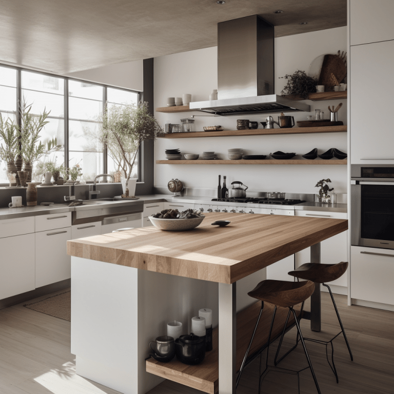 Cuisine blanche et bois : nos 22 idées déco et tendances