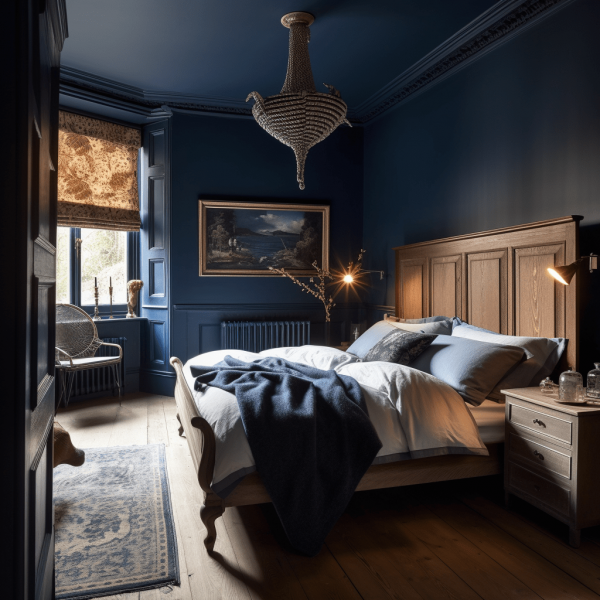 Chambre bleu nuit : 18 idées déco pour une ambiance calme