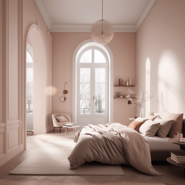 Chambre rose poudré : 13 exemples tendances pour s'inspirer