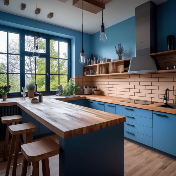Cuisine Bleue 26 Id es Pour Int grer Cette Couleur Cuisine Bleue 26 Id es Pour Int grer Cette Couleur