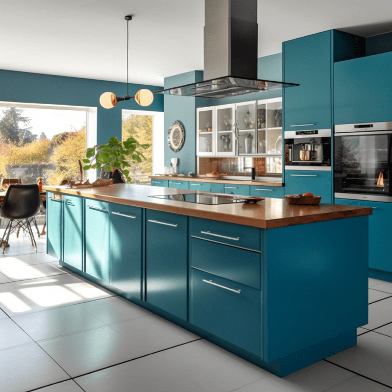 Cuisine Bleu Canard Et Beigenull