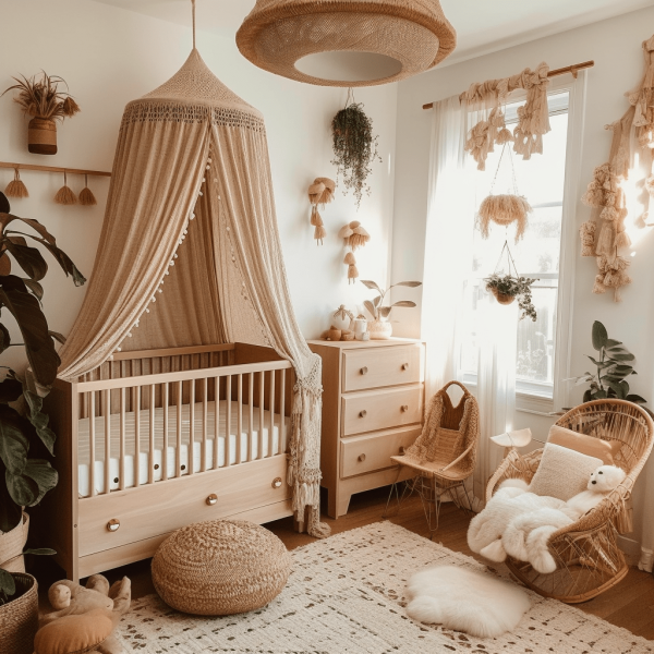 Chambre bébé bohème : 15 idées déco et tendances à découvrir