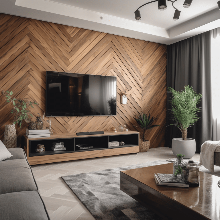 Déco mur TV en bois : 14 idées tendances et pratiques