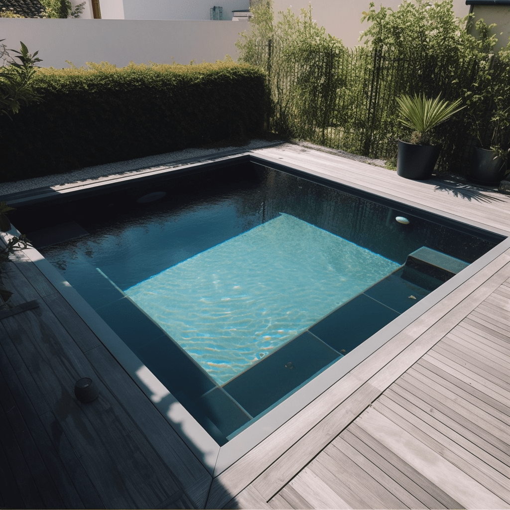 Housse De Piscine Carrée 130 Cm - Isolante, Facile à Poser, Pour Spa Et Piscine Hors-sol