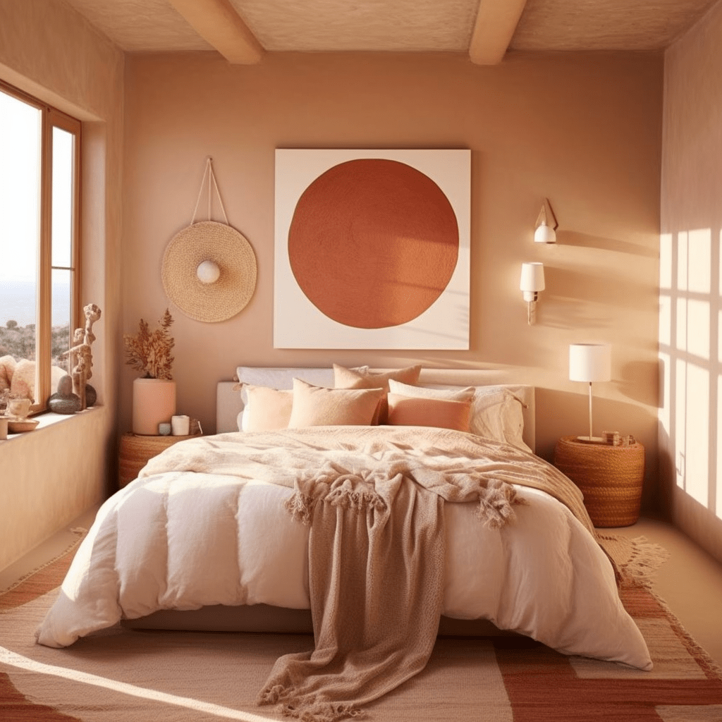 beige chambre cocooning