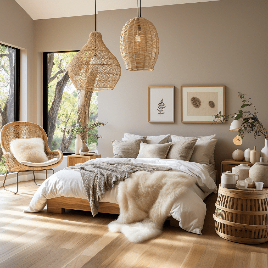 chambre cocooning gris