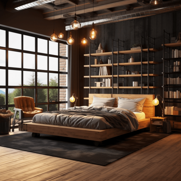 Chambre noir et bois : 9 idées pour créer un style tendance