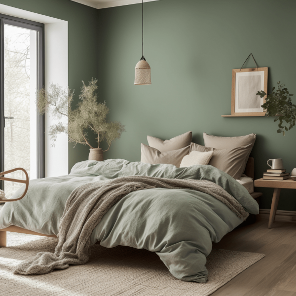 Chambre vert sauge : 13 idées tendances et déco à copier
