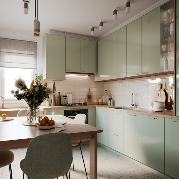Cuisine verte : 18 idées déco pour intégrer cette couleur