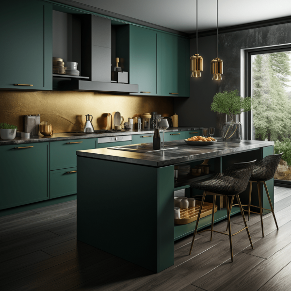Cuisine verte : 18 idées déco pour intégrer cette couleur