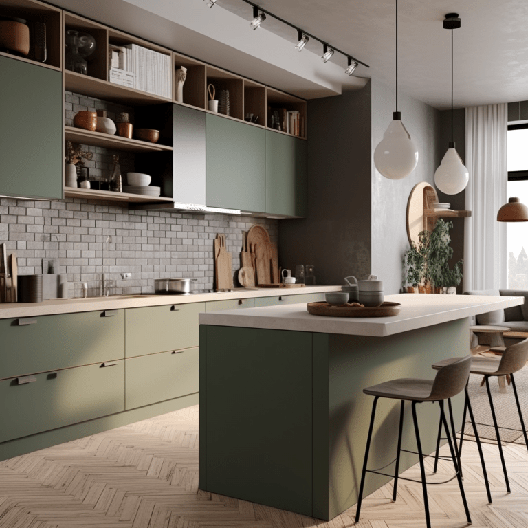 Cuisine verte : 18 idées déco pour intégrer cette couleur