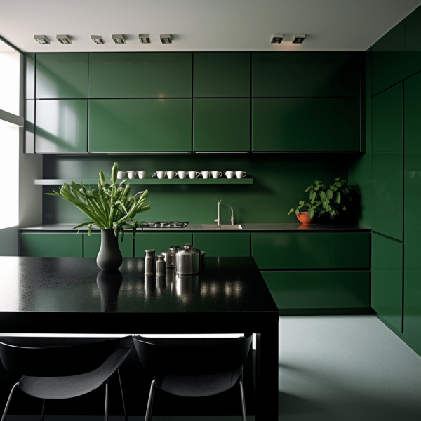 Cuisine verte : 18 idées déco pour intégrer cette couleur