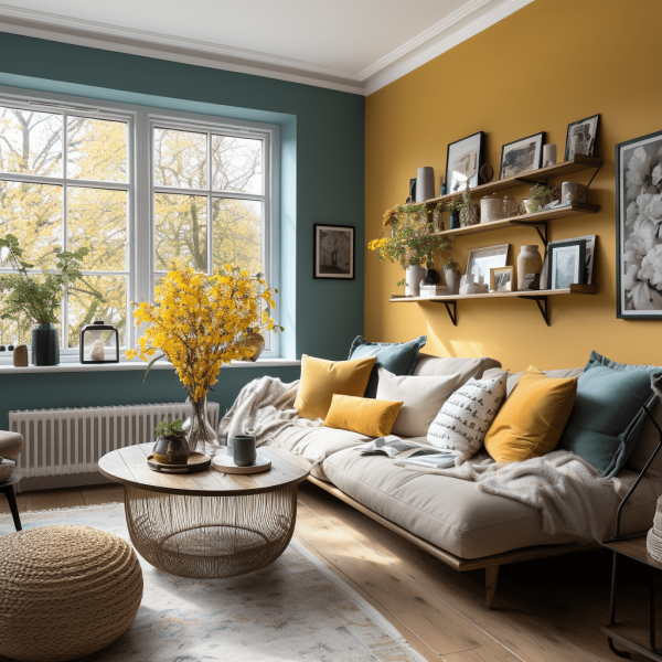 Salon bleu canard : 24 idées pour intégrer cette couleur