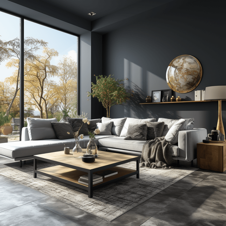 Salon gris anthracite : 23 idées tendances et déco à copier