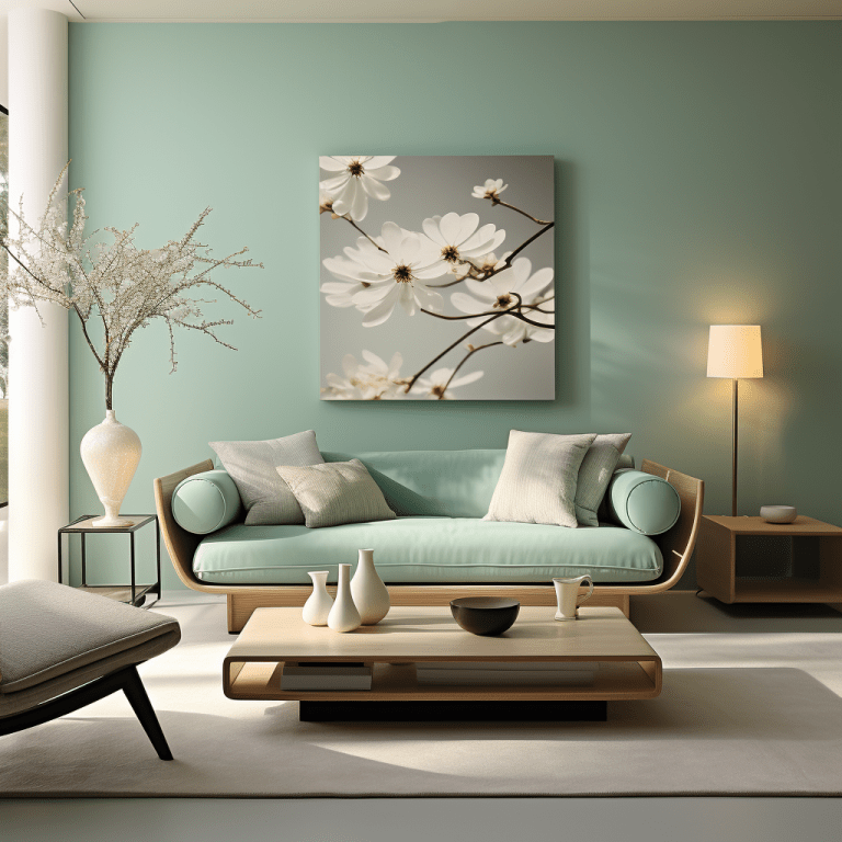 Salon vert d'eau : 15 idées tendances pour un intérieur zen