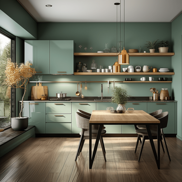 Cuisine verte : 18 idées déco pour intégrer cette couleur