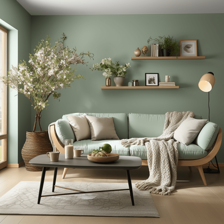 Salon vert d'eau : 15 idées tendances pour un intérieur zen