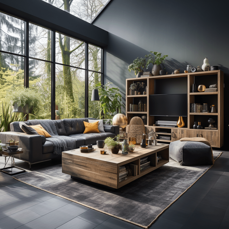 Salon gris anthracite : 23 idées tendances et déco à copier