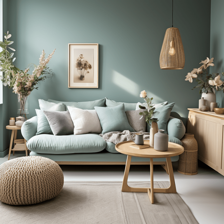 Salon vert d'eau : 15 idées tendances pour un intérieur zen