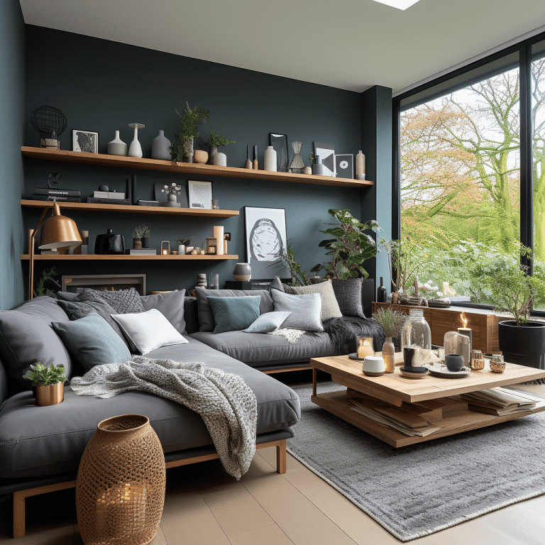 Salon gris anthracite : 23 idées tendances et déco à copier