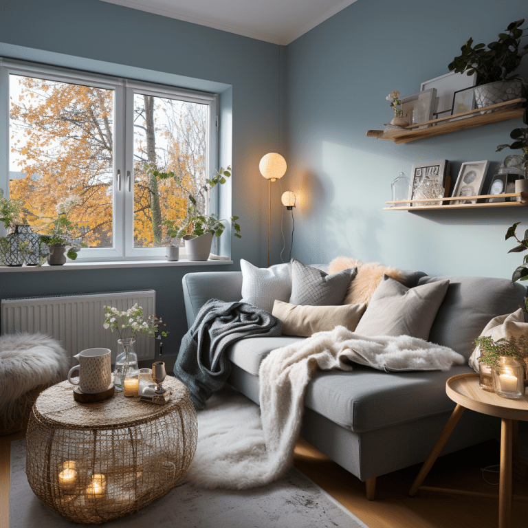 Salon bleu et gris : 13 idées pour une déco contemporaine
