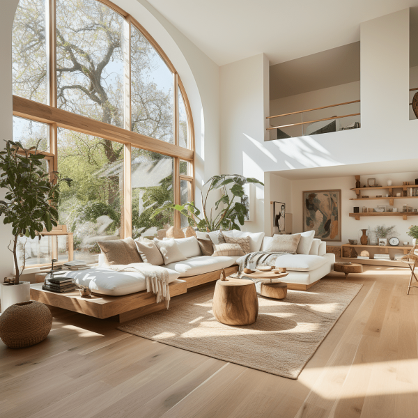 Salon blanc et bois : nos idées pour une ambiance naturelle