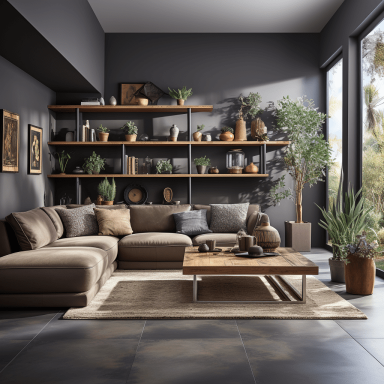 Salon gris anthracite : 23 idées tendances et déco à copier