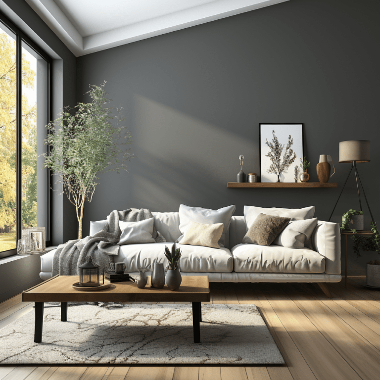 Salon gris anthracite : 23 idées tendances et déco à copier
