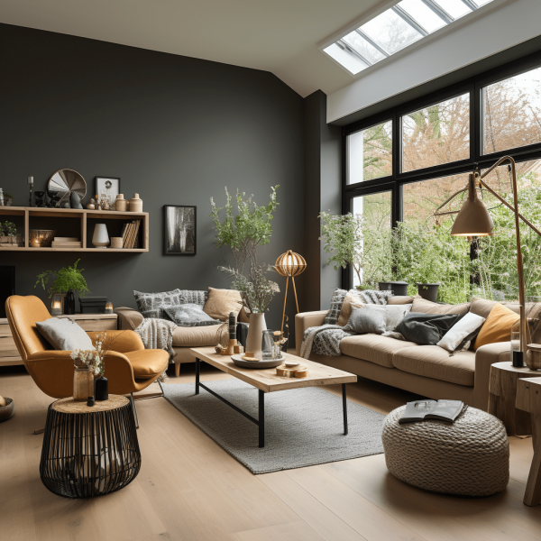 Salon gris anthracite : 23 idées tendances et déco à copier