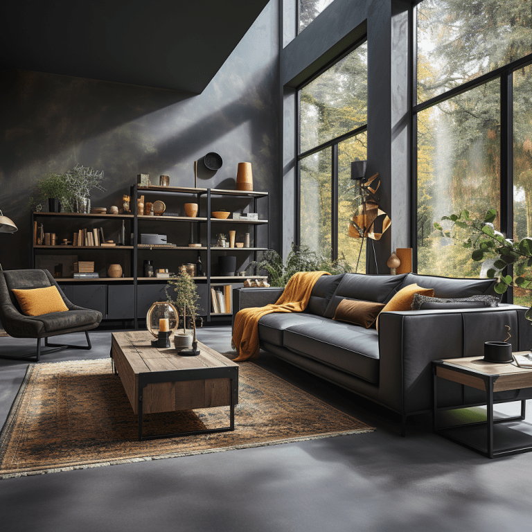 Salon gris anthracite : 23 idées tendances et déco à copier