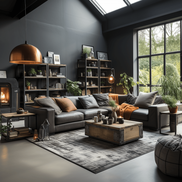 Salon gris anthracite : 23 idées tendances et déco à copier