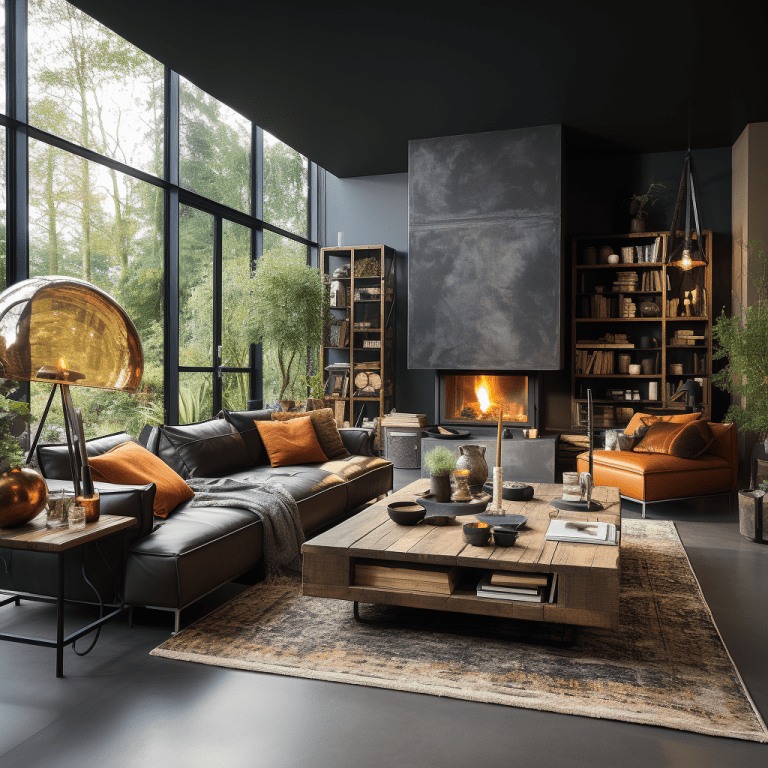 Fagot De Décoration Anthracite Hauteur 100cm - Décor Naturel Gris Et Noir Pour Intérieur