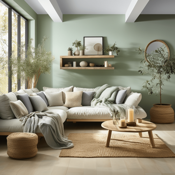Salon vert d'eau : 15 idées tendances pour un intérieur zen