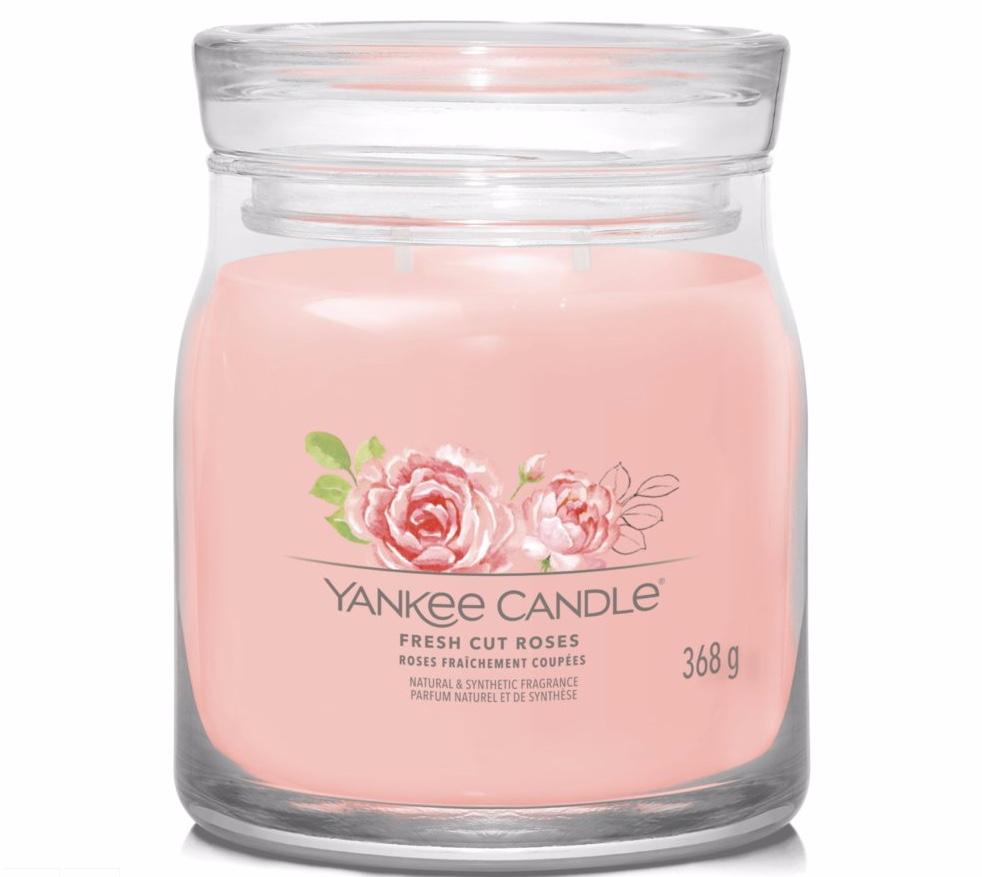 bougie yankee candle rose