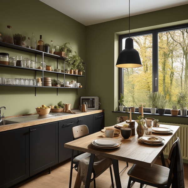 Cuisine vert olive 13 idées tendances avec cette couleur