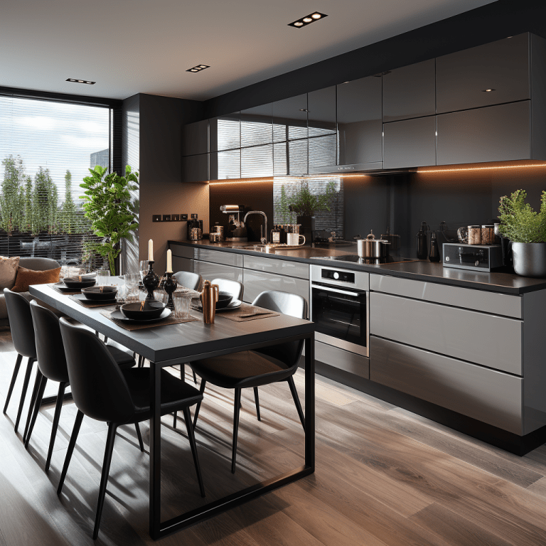Cuisine grise : 15 idées pour une pièce à vivre harmonieuse