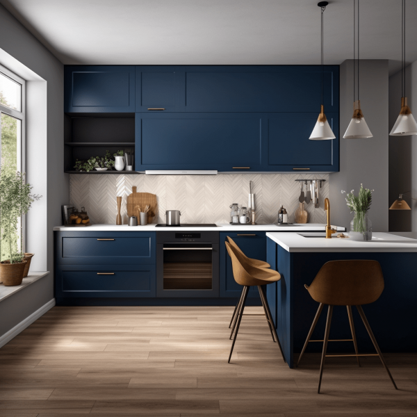 Cuisine bleu nuit 13 idées tendances avec cette couleur