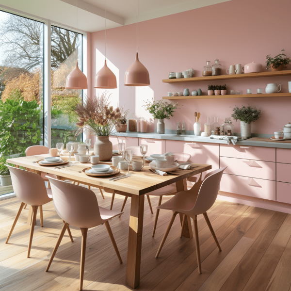 Cuisine En Bois Rose