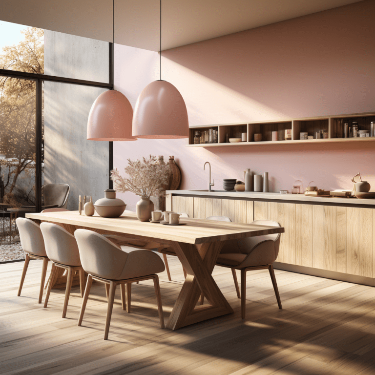 Cuisine En Bois Rose
